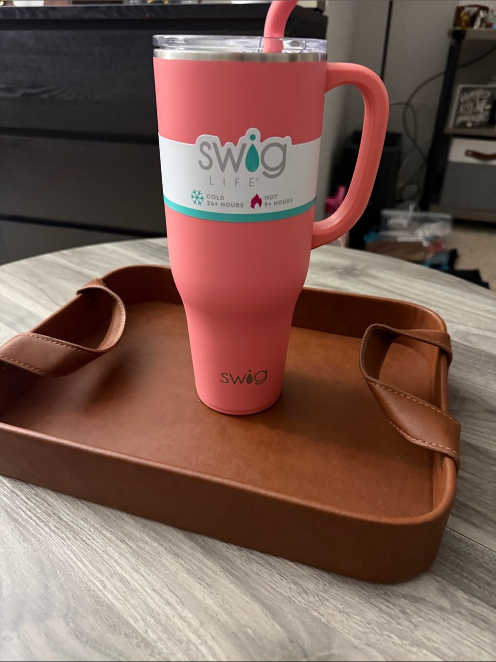 Swig Life Coral Travel Mug 40oz